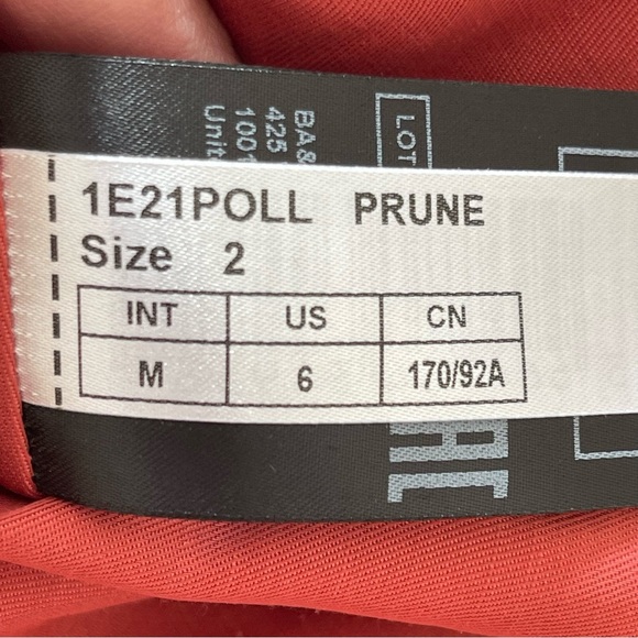 BA&SH Polly Twist Shoulder Satin Maxi Dress linen blend vacation summertime - Picture 5 of 13